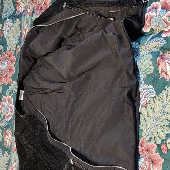 Nomi Black Women Sherpa Jacket size Small Black - Picture 11 of 14